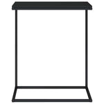 Fekete szerelt fa kisasztal 55 x 35 x 66 cm 4