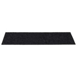Öntapadós lépcsőszőnyegek 15 db 60 x 25 cm fekete téglalap alakú 4