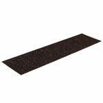 Öntapadós lépcsőszőnyegek 15 db 76 x 20 cm sötétbarna téglalap alakú 3
