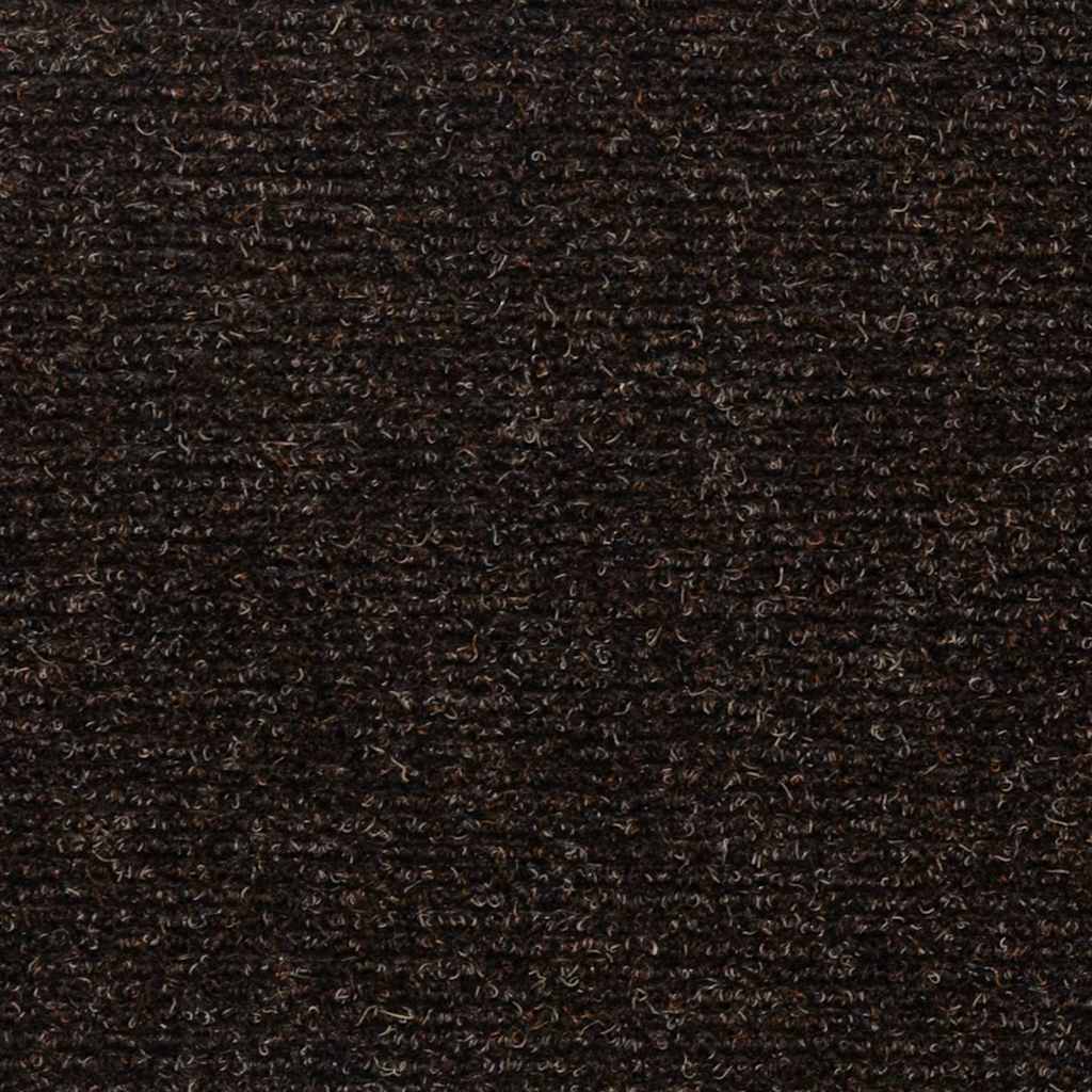 Öntapadós lépcsőszőnyegek 15 db 76 x 20 cm sötétbarna téglalap alakú 7