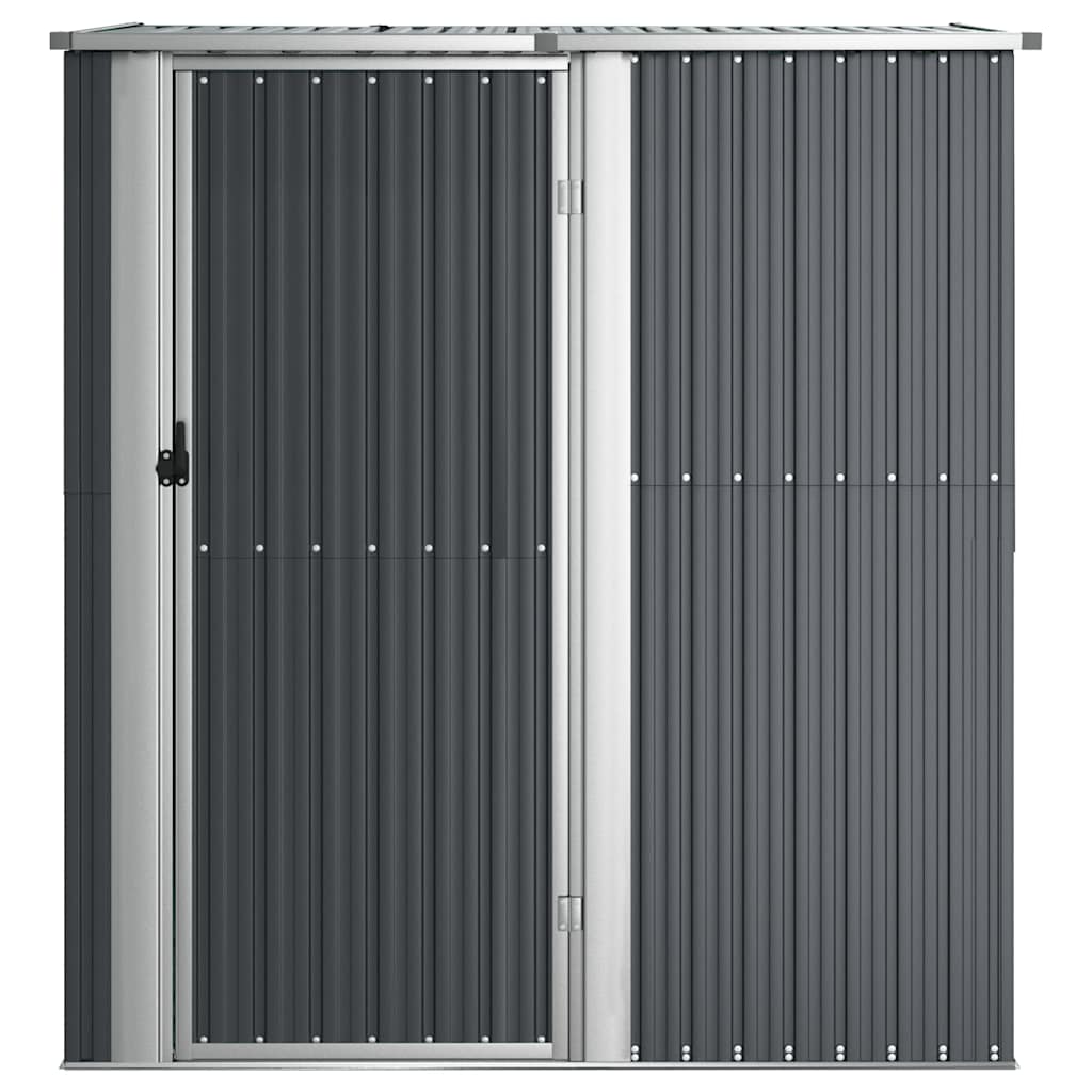 Antracitszürke horganyzott acél kerti fészer 180,5x97x209,5 cm 3
