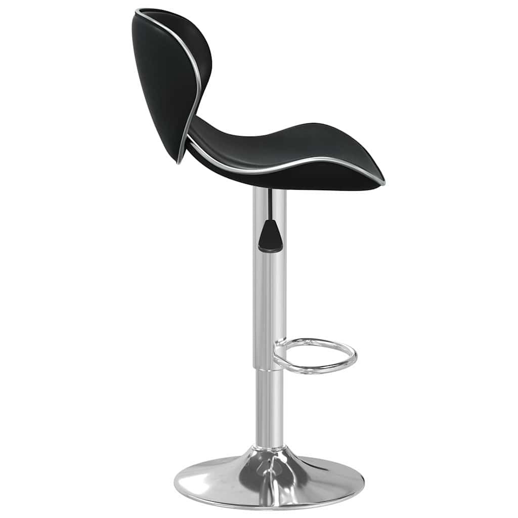 Fekete műbőr bárszék 4