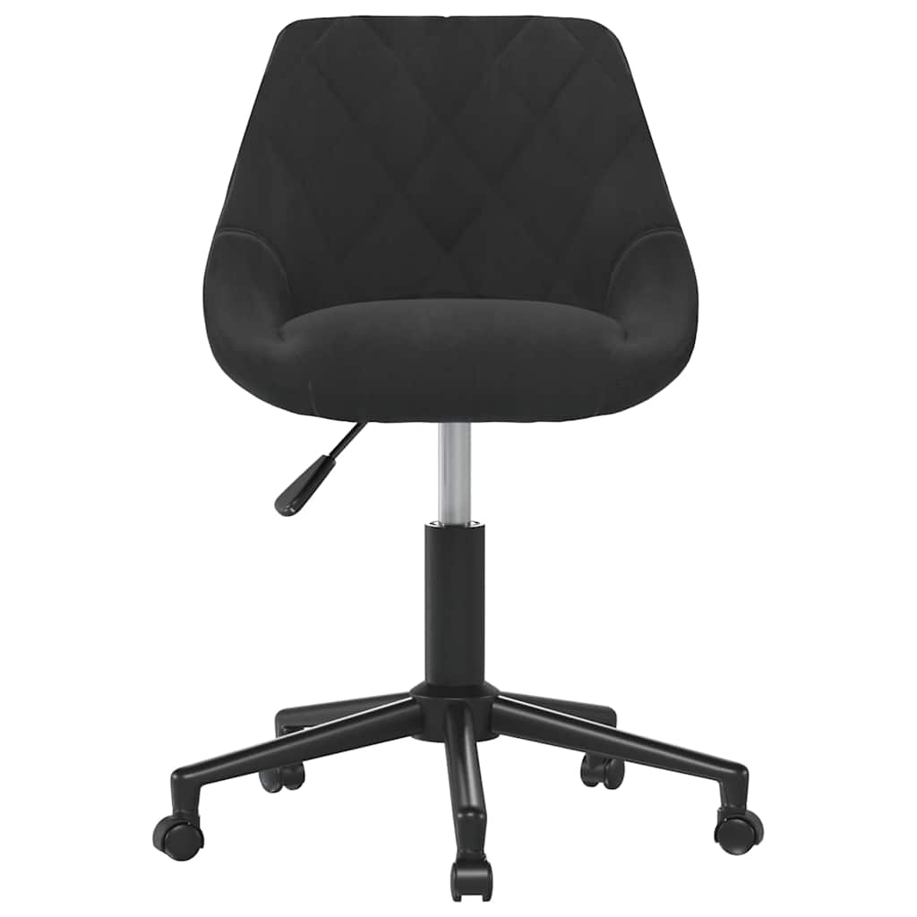 2 db fekete bársony forgó étkezőszék 4