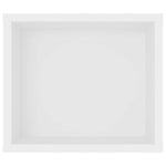 Fehér szerelt fa függő TV-szekrény 100 x 30 x 26,5 cm 5