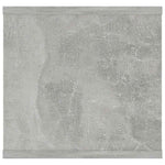Betonszürke szerelt fa fali polc 102 x 30 x 29 cm 7