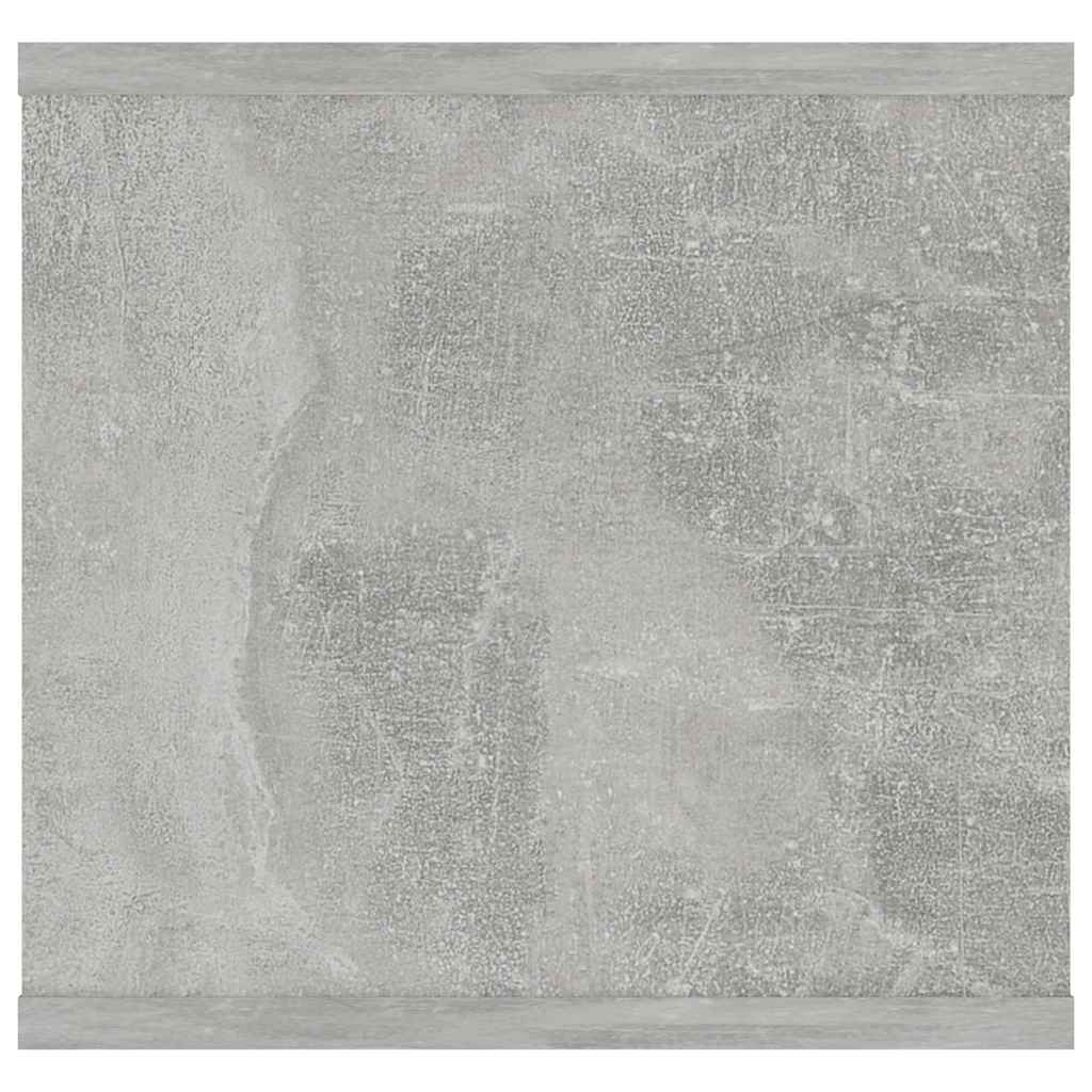Betonszürke szerelt fa fali polc 102 x 30 x 29 cm 7