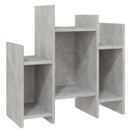 Betonszürke szerelt fa kisszekrény 60 x 26 x 60 cm 2