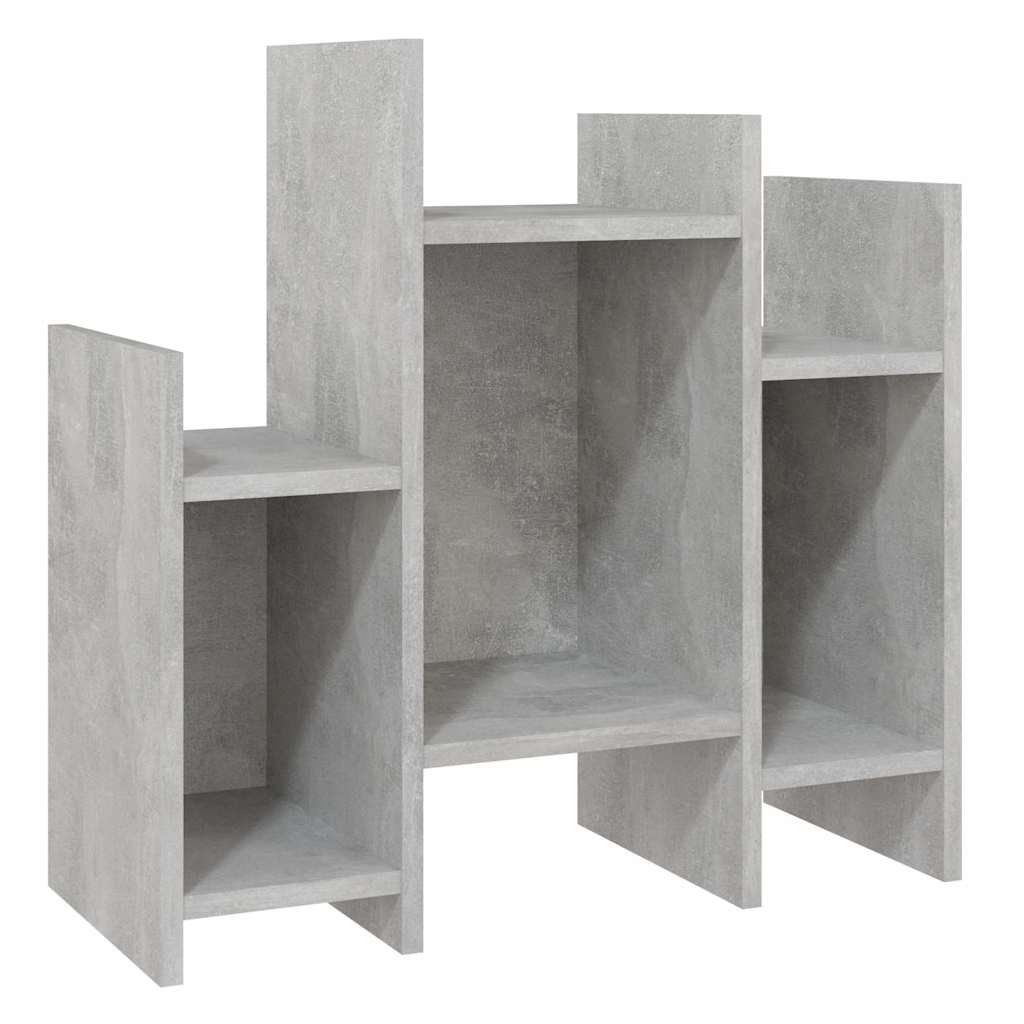Betonszürke szerelt fa kisszekrény 60 x 26 x 60 cm 2