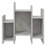Betonszürke szerelt fa kisszekrény 60 x 26 x 60 cm 5
