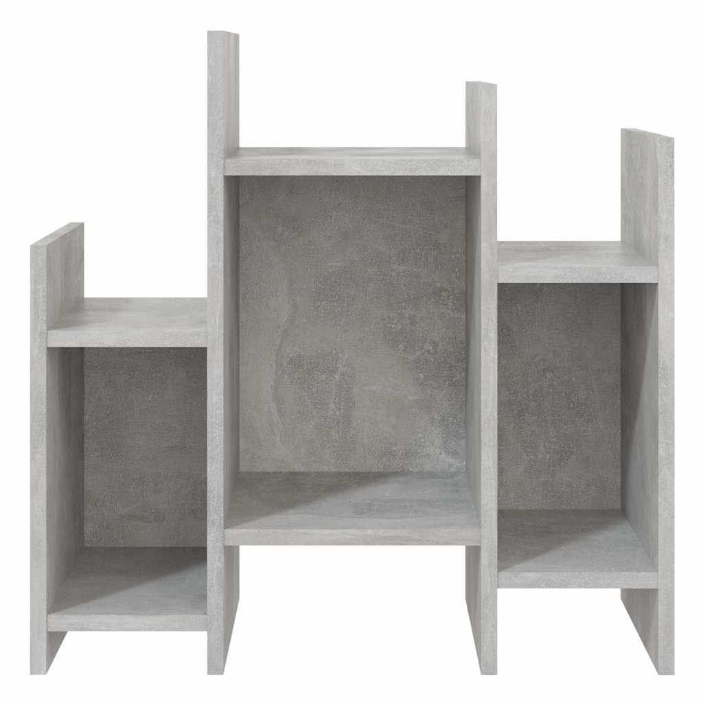 Betonszürke szerelt fa kisszekrény 60 x 26 x 60 cm 5
