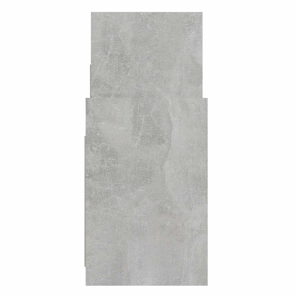 Betonszürke szerelt fa kisszekrény 60 x 26 x 60 cm 6