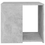 Betonszürke szerelt fa kisasztal 50 x 50 x 45 cm 4
