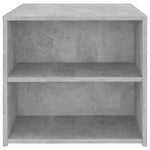 Betonszürke szerelt fa kisasztal 50 x 50 x 45 cm 5