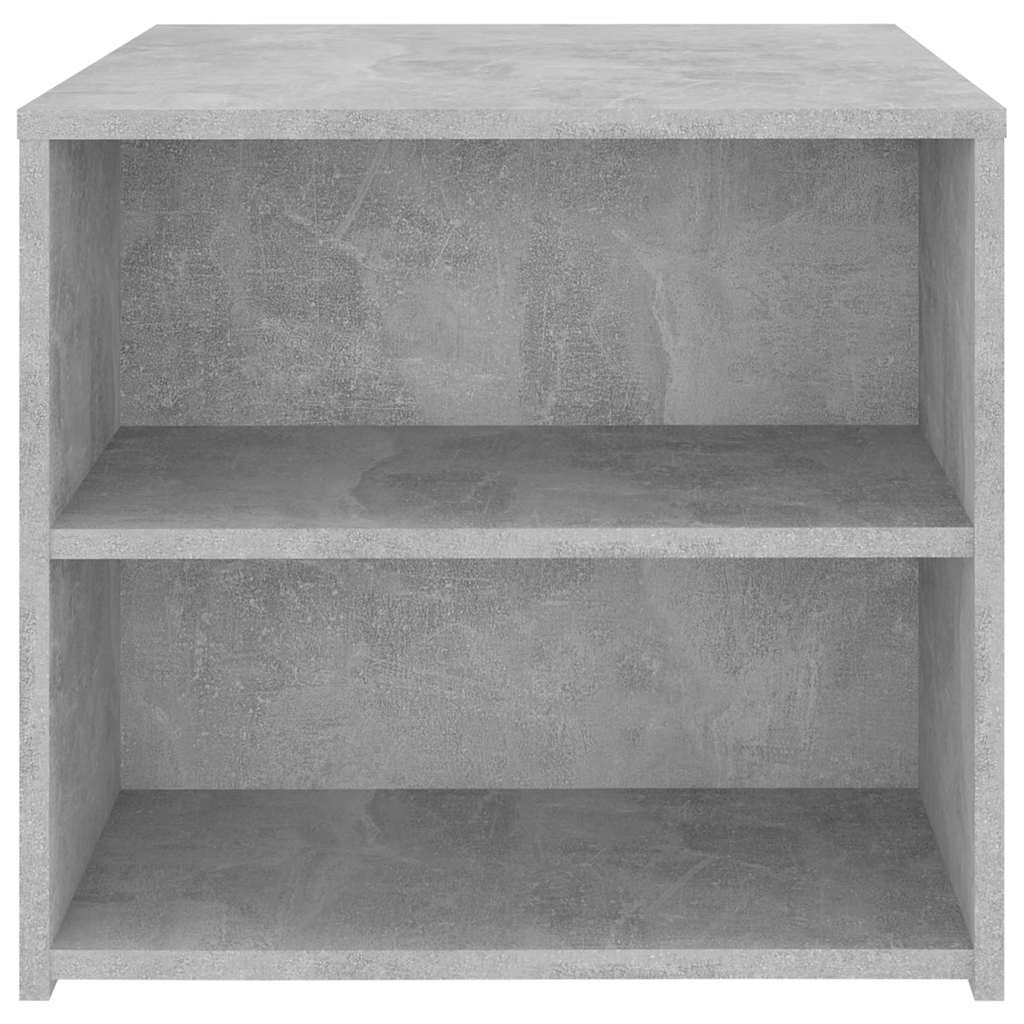 Betonszürke szerelt fa kisasztal 50 x 50 x 45 cm 5