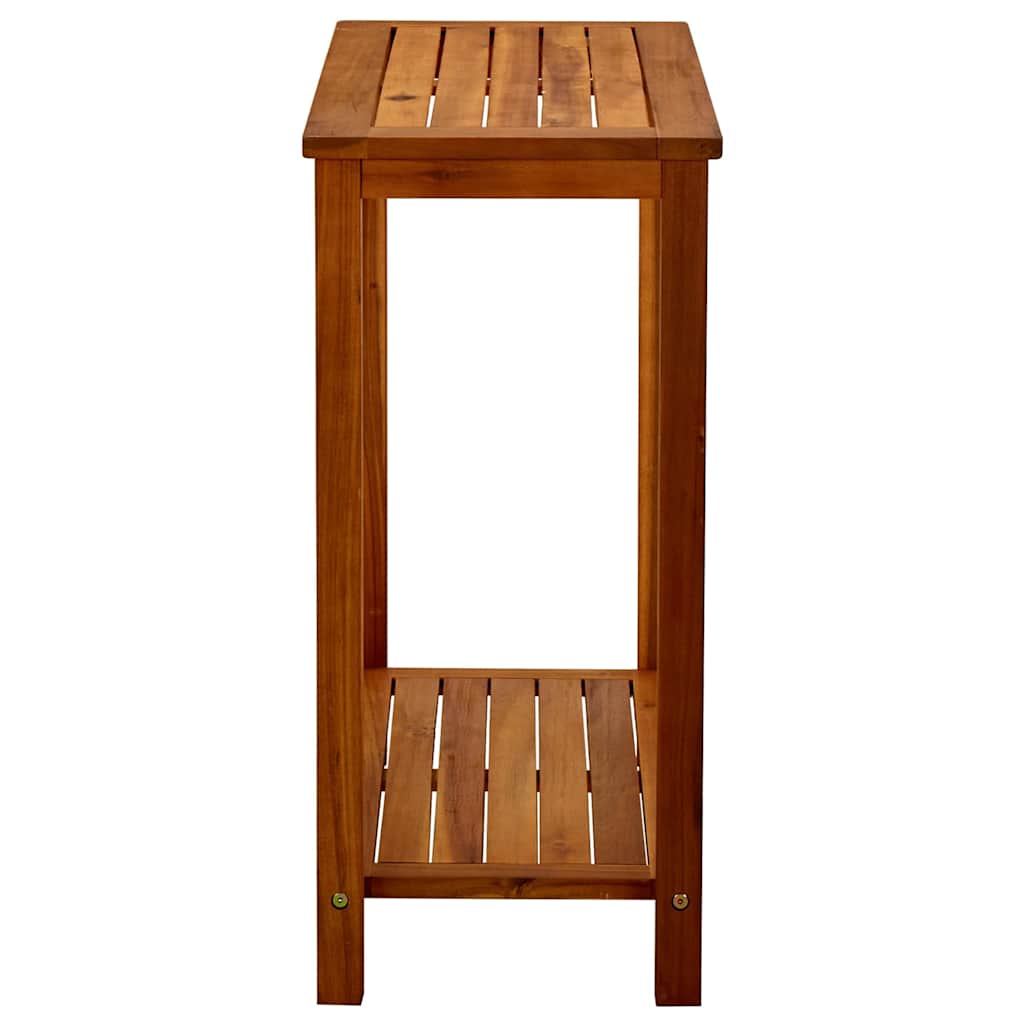 Tömör akácfa kerti tálalóasztal 80 x 35 x 75 cm 3