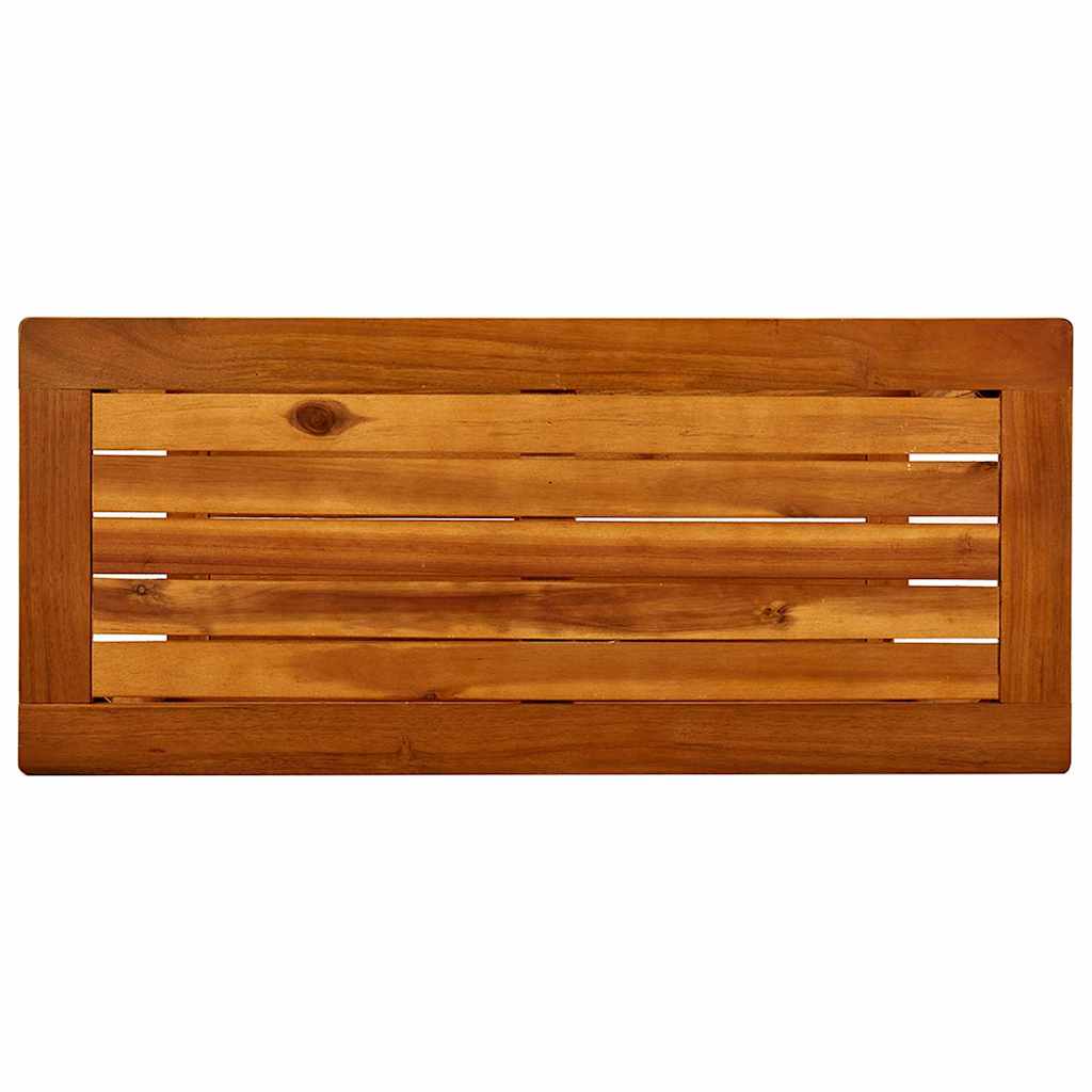 Tömör akácfa kerti tálalóasztal 80 x 35 x 75 cm 4