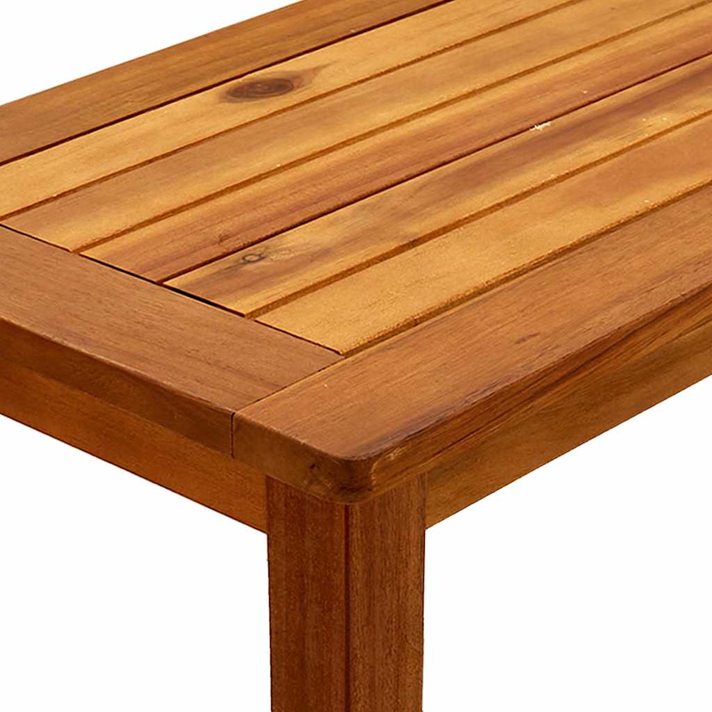 Tömör akácfa kerti tálalóasztal 80 x 35 x 75 cm 6