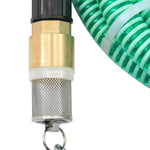 Zöld PVC szívótömlő sárgaréz csatlakozókkal 1,1" 15 m 2