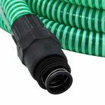 Zöld PVC szívótömlő PVC csatlakozókkal 1" 7 m 5