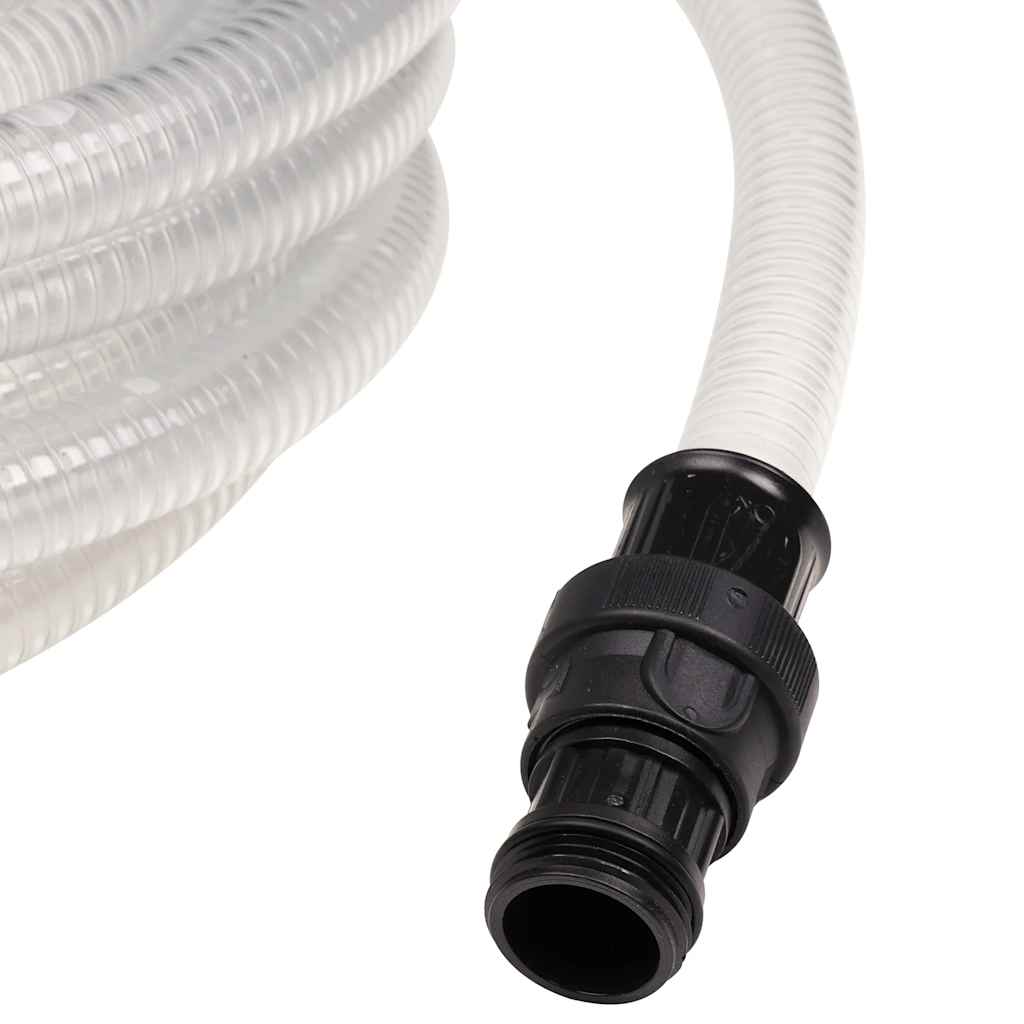 Átlátszó PVC szívótömlő PVC csatlakozókkal 1" 10 m 6