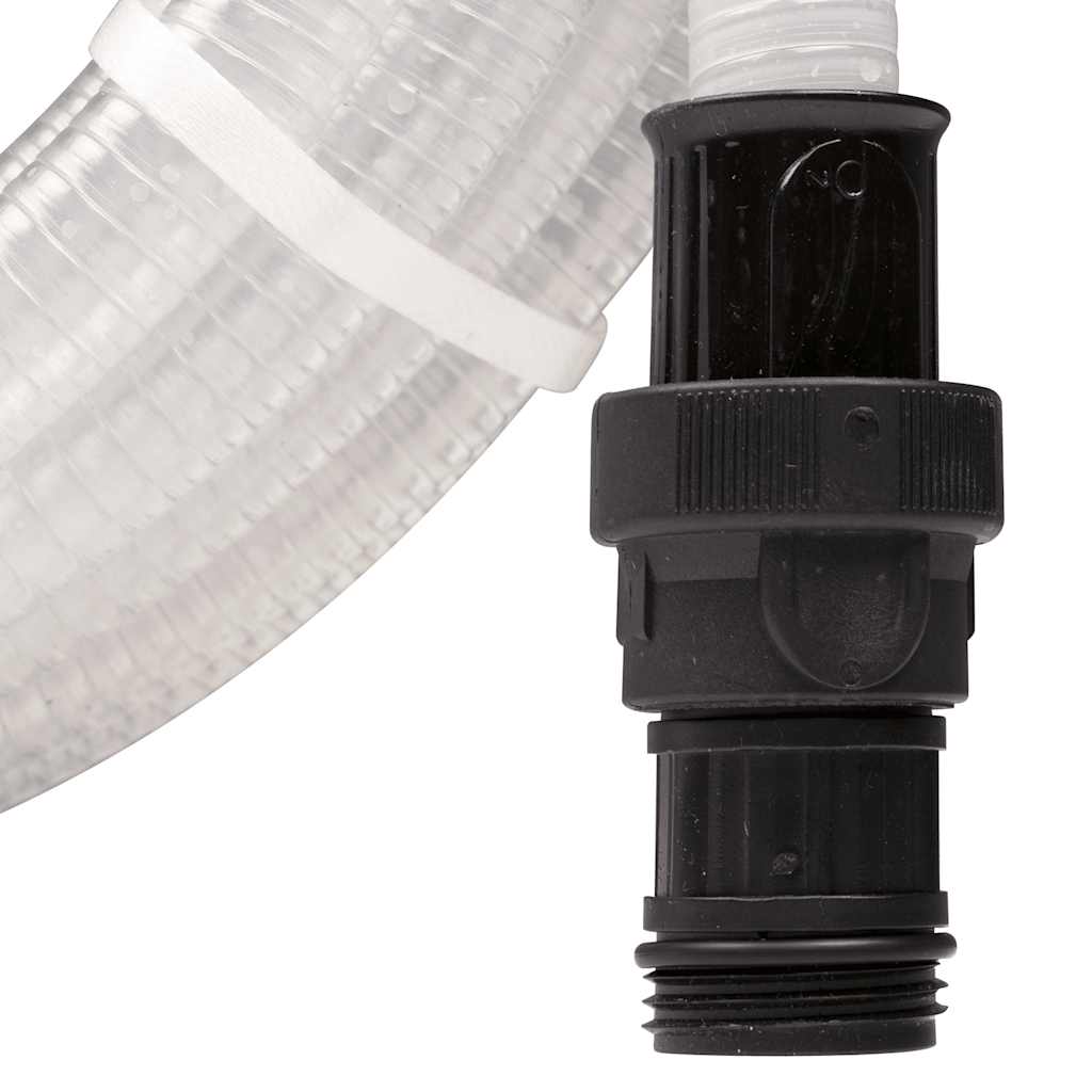 Átlátszó PVC szívótömlő PVC csatlakozókkal 1" 10 m 8