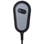 Elektromos masszázsfotel krémszínű szövetből 10