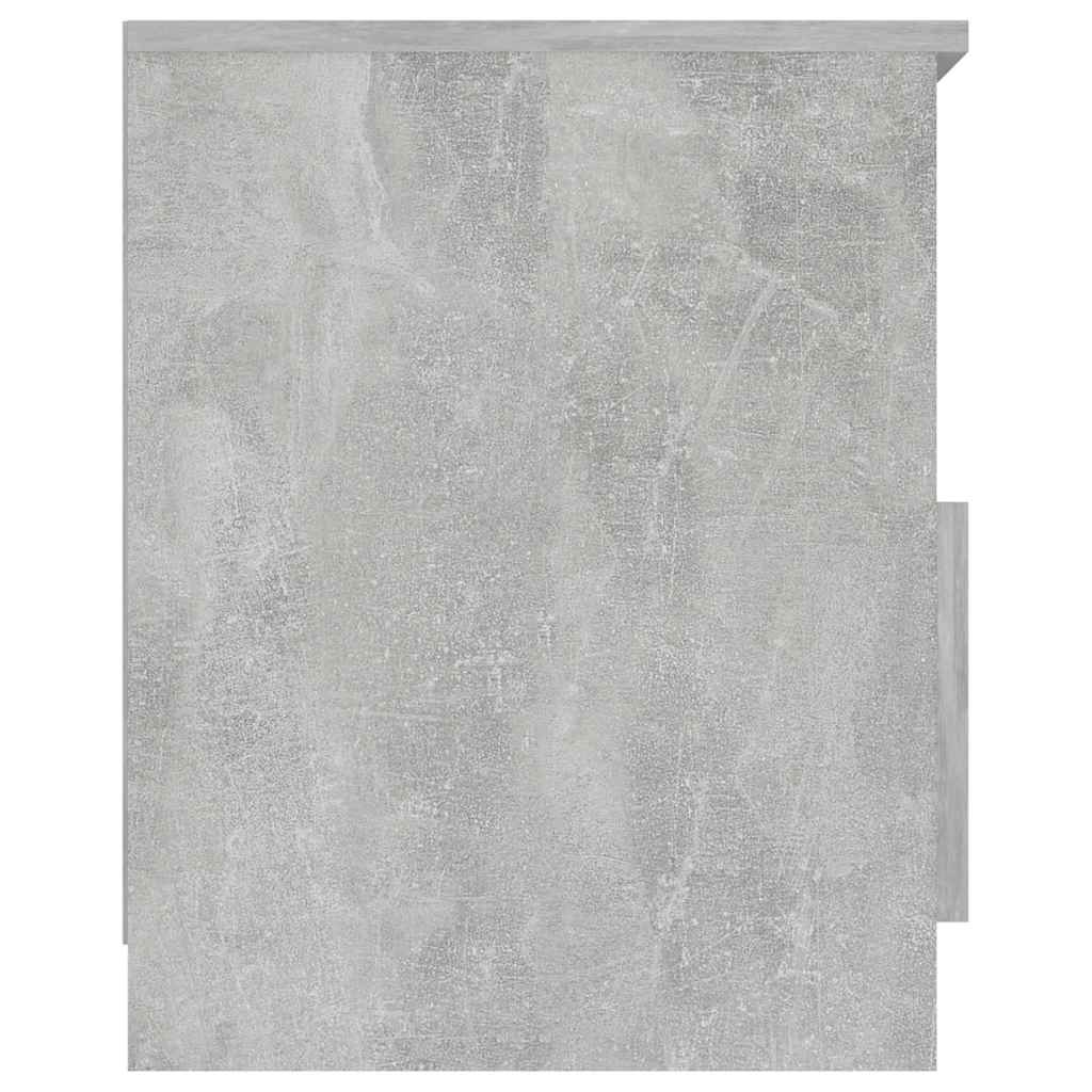 2 db betonszürke szerelt fa éjjeliszekrény 40 x 40 x 50 cm 6