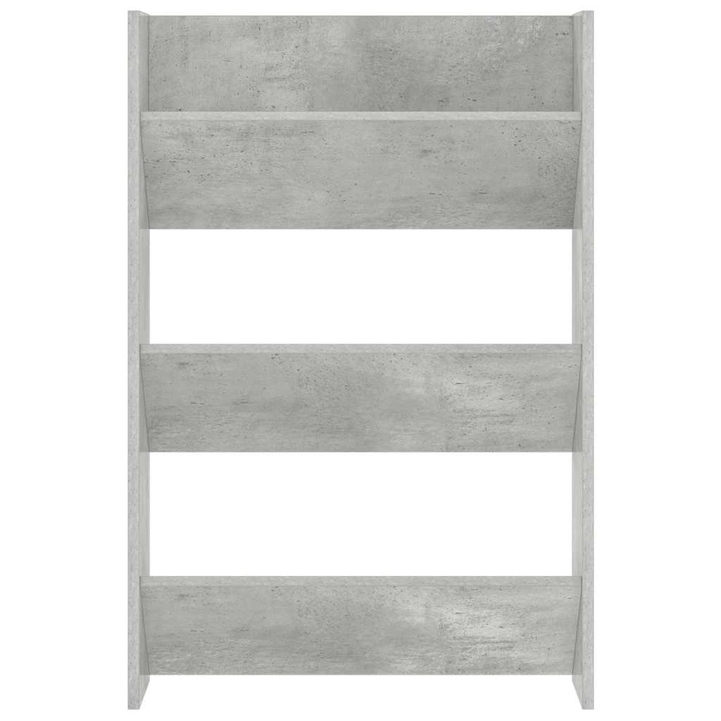 2 db betonszürke fali cipősszekrény 60 x 18 x 90 cm 6