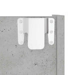 2 db betonszürke fali cipősszekrény 60 x 18 x 90 cm 9