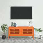 Narancssárga acél TV-szekrény 105 x 35 x 50 cm