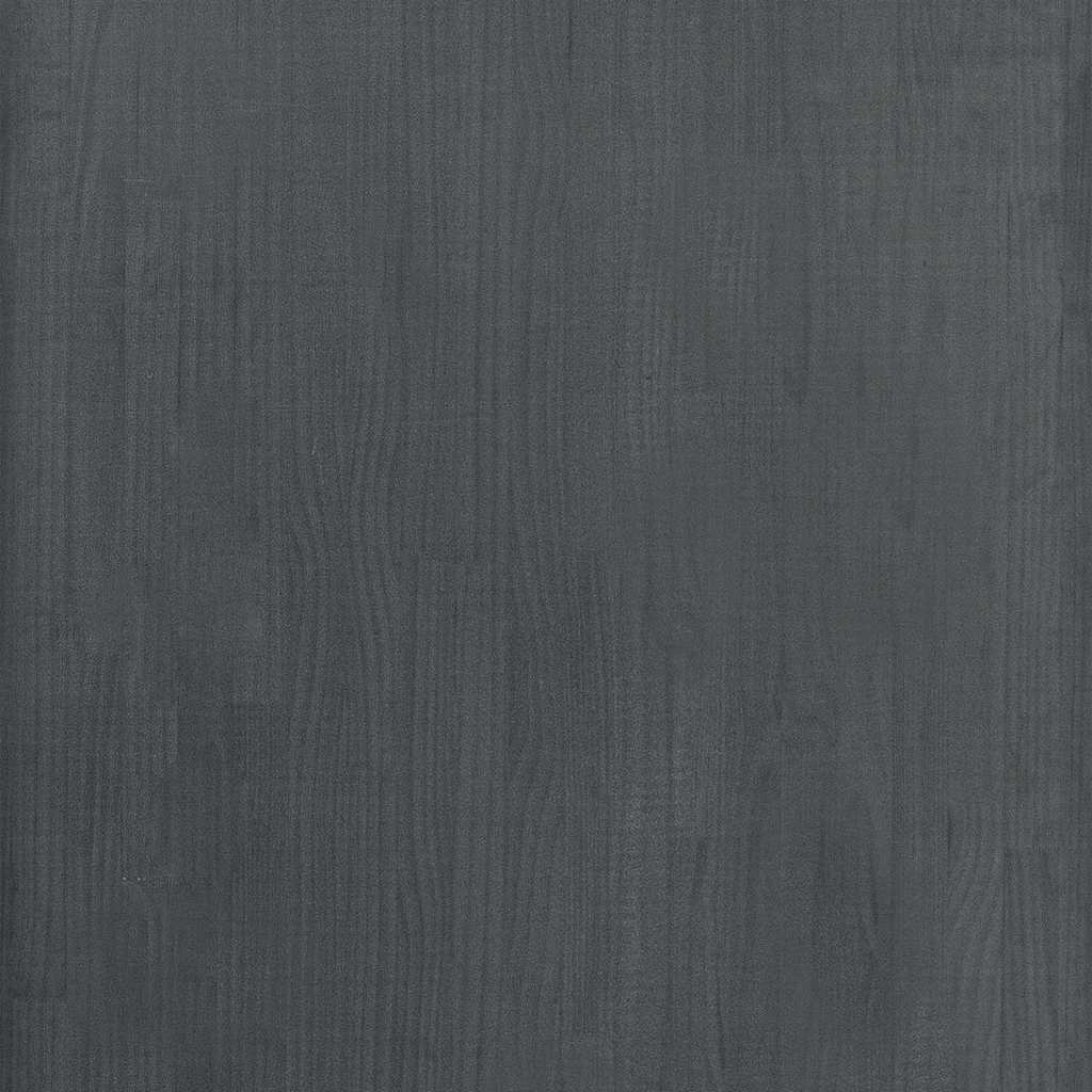 Szürke tömör fenyőfa tárolópolc 60 x 30 x 210 cm 6