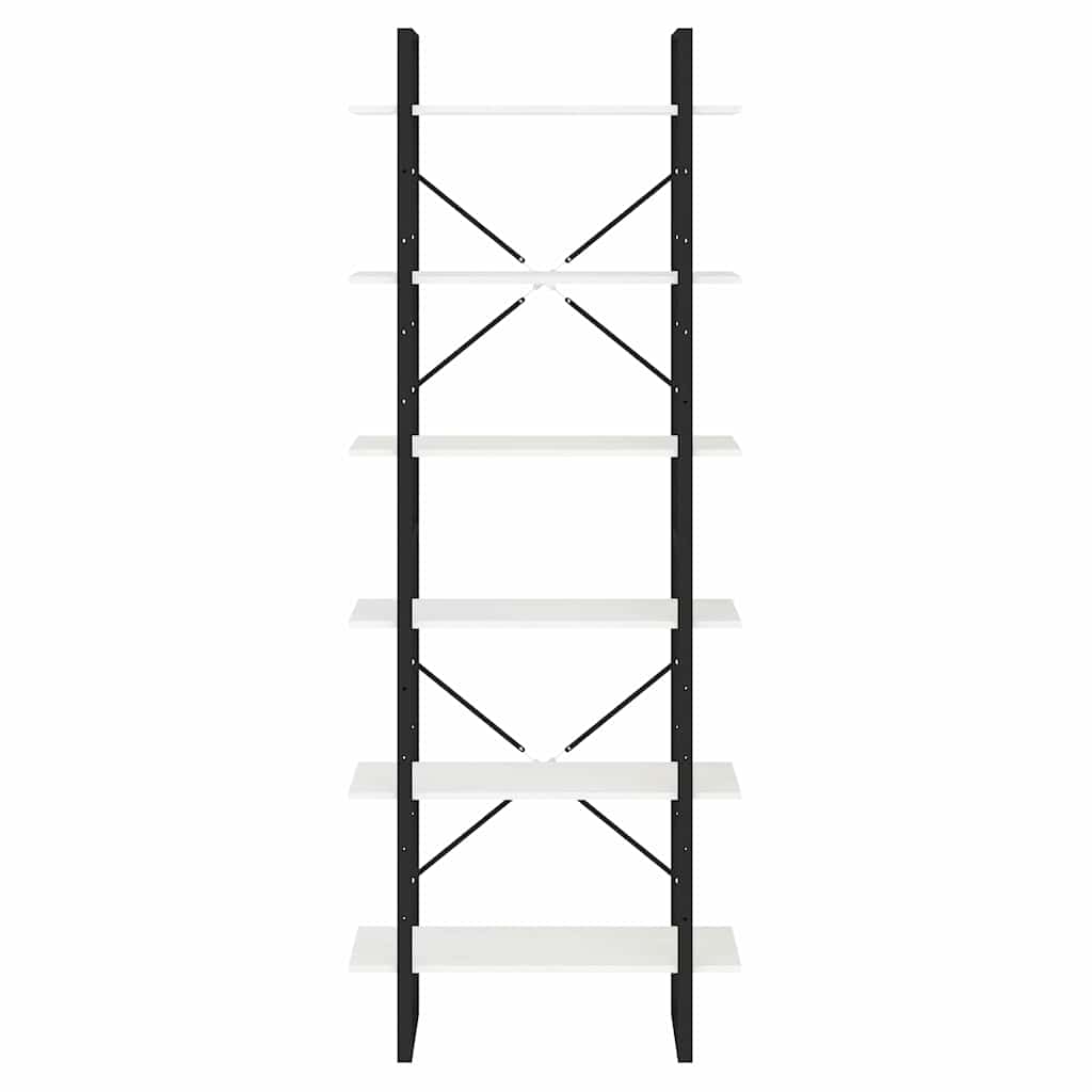 Fehér tömör fenyőfa magasszekrény 80 x 30 x 210 cm 5