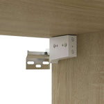 4 db sonoma tölgy színű szerelt fa TV-szekrény 80 x 30 x 30 cm 7