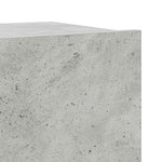 8 részes betonszürke szerelt fa TV-szekrényszett 6