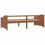 Mézbarna 3 személyes tömör fenyőfa kanapéágy 90 x 200 cm 6