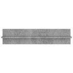 4 db betonszürke forgácslap fali polc 80 x 11,5 x 18 cm 5