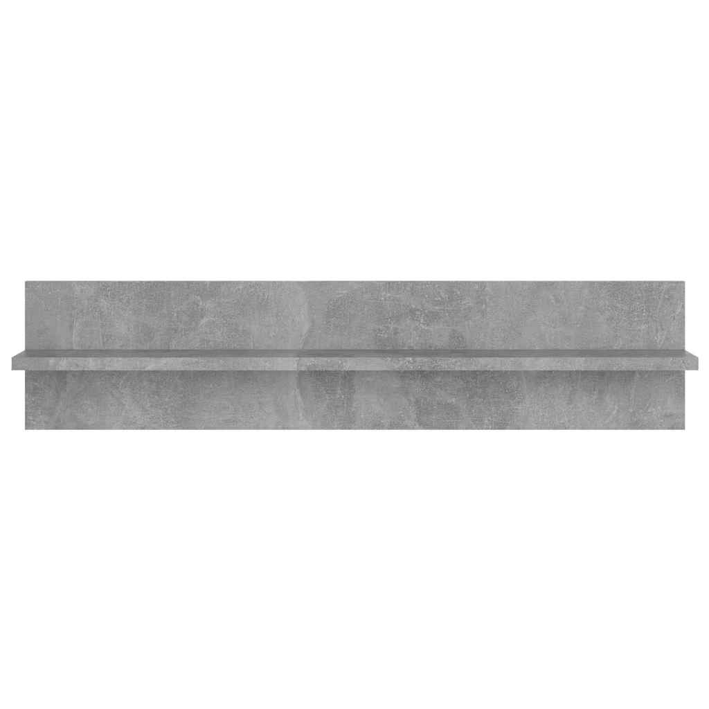 4 db betonszürke forgácslap fali polc 80 x 11,5 x 18 cm 5