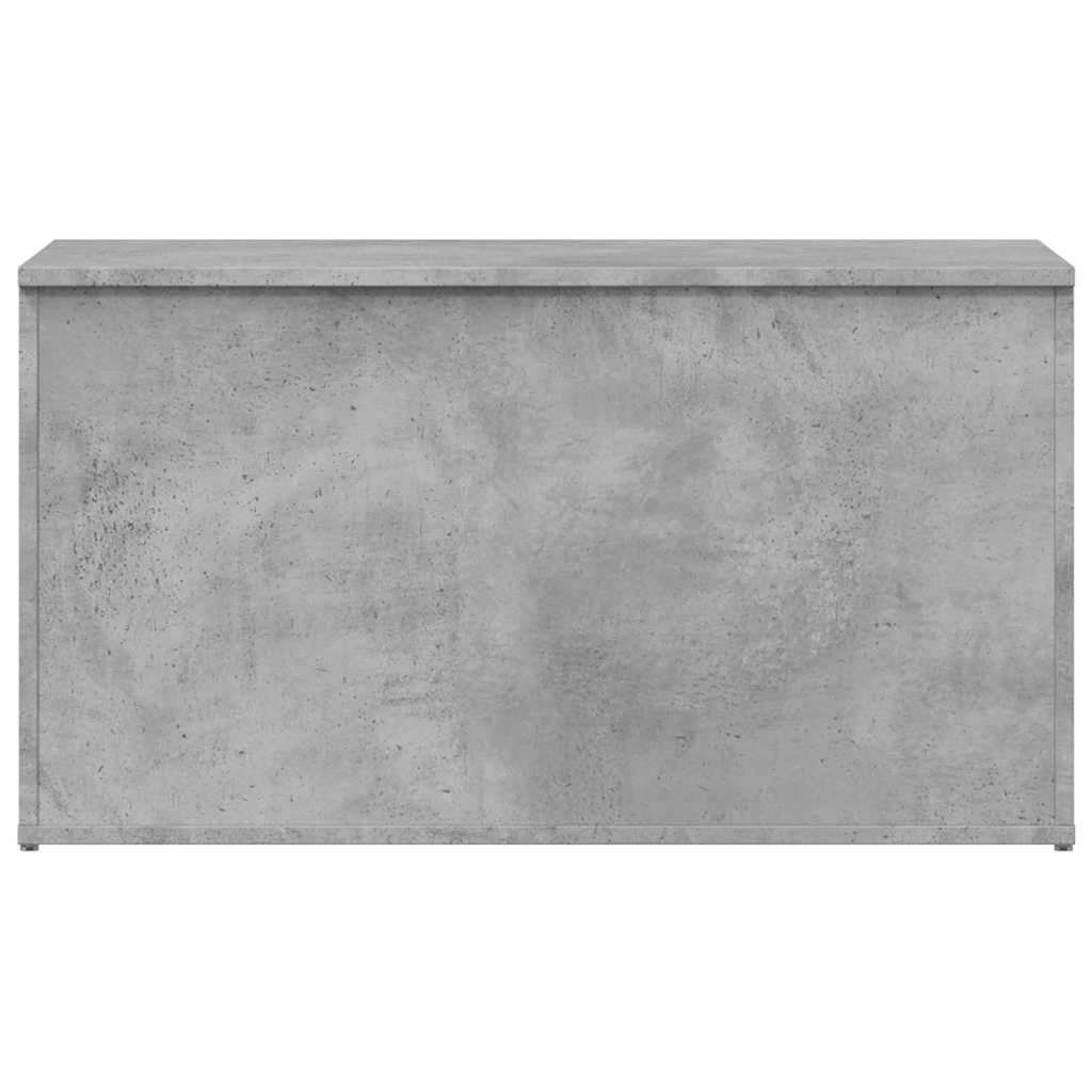 Betonszürke szerelt fa tárolóláda 84 x 42 x 46 cm 4