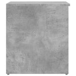 Betonszürke szerelt fa tárolóláda 84 x 42 x 46 cm 5