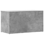 Betonszürke szerelt fa tárolóláda 84 x 42 x 46 cm 6