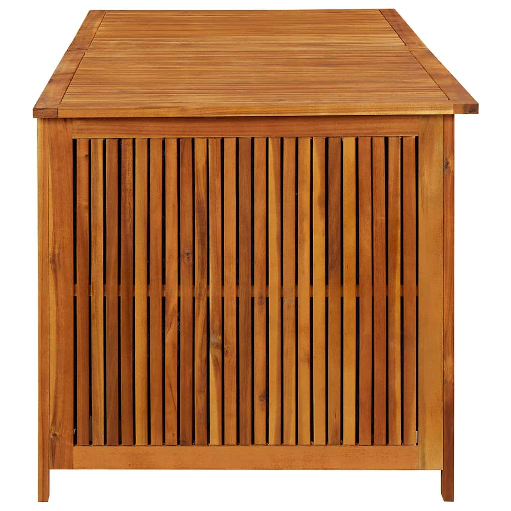 Tömör akácfa kerti tárolóláda 175 x 80 x 75 cm 5