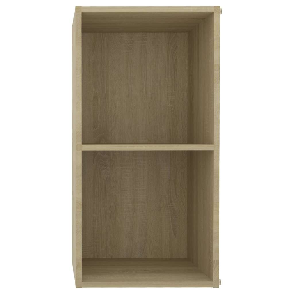 2 db sonoma tölgy színű szerelt fa TV-szekrény 72x35x36,5 cm 7