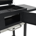 Fekete 3 az 1-ben kültéri pizza- és grillsütő 5