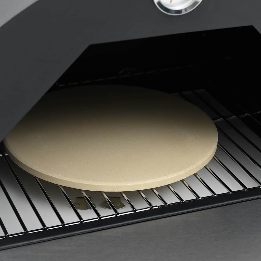Fekete 3 az 1-ben kültéri pizza- és grillsütő 10