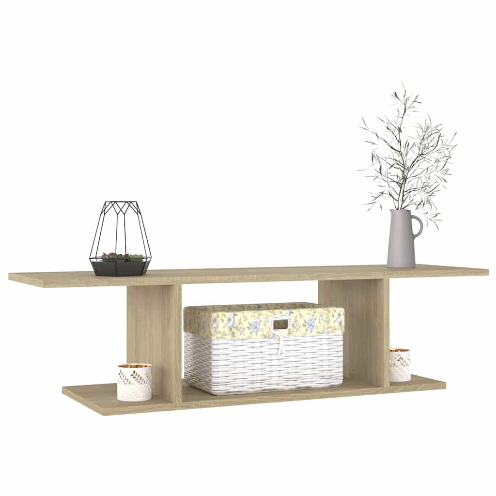 Sonoma tölgy falra szerelhető TV-szekrény 103x30x26,5 cm 3