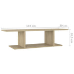 Sonoma tölgy falra szerelhető TV-szekrény 103x30x26,5 cm 6