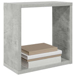 2 db betonszürke fali kockapolc 30 x 15 x 30 cm 4