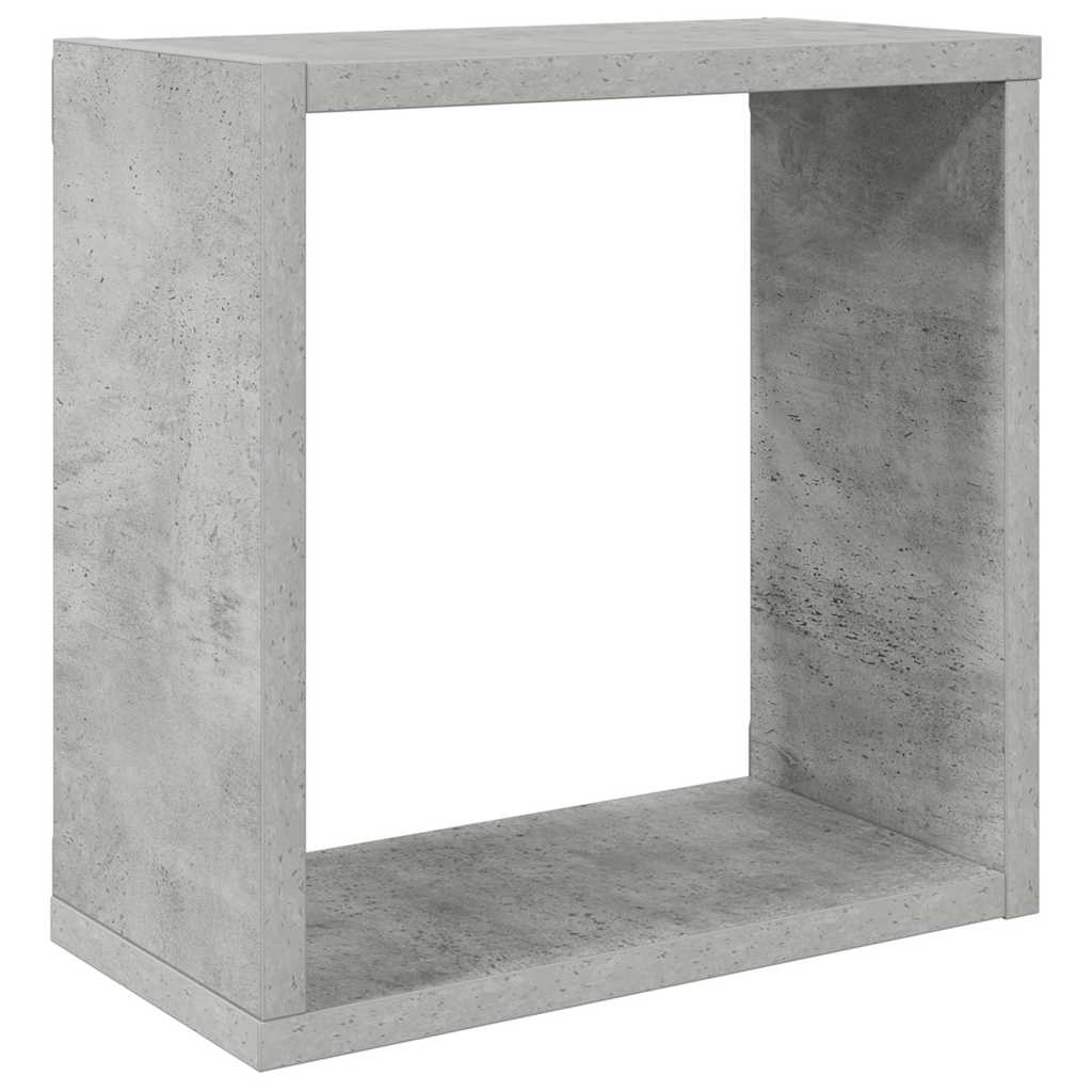 2 db betonszürke fali kockapolc 30 x 15 x 30 cm 5