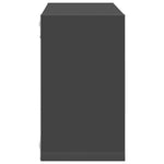 6 db szürke fali kockapolc 26 x 15 x 26 cm 7