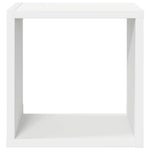 4 db fehér-sonoma színű forgácslap fali kockapolc 26x15x26 cm 8